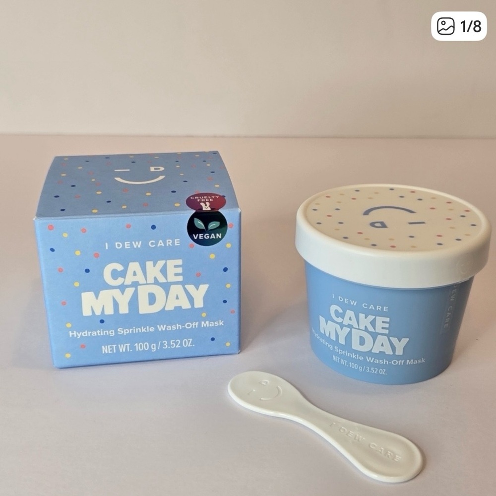 I Dew Care Cake My Day NWT Hydrating Sprinkle Wash-Off Mask